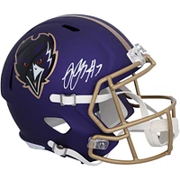 Rashod Bateman Baltimore Ravens Autographed 2024 Alternate Speed Replica Helmet