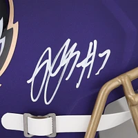 Rashod Bateman Baltimore Ravens Autographed 2024 Alternate Speed Replica Helmet