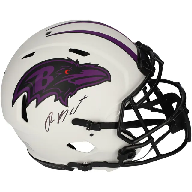 Baltimore Ravens Unsigned Riddell FLASH Alternate Revolution Speed  Authentic Football Helmet