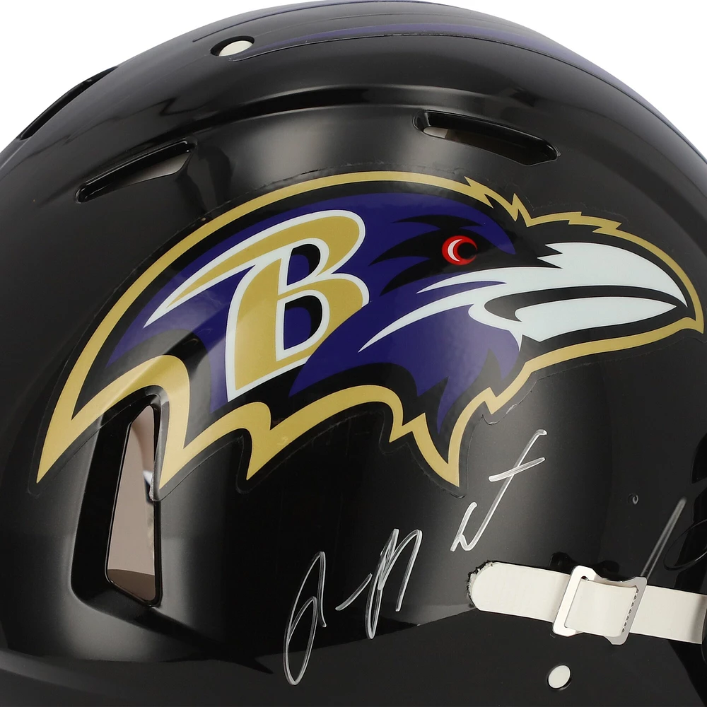 Rashod Bateman Baltimore Ravens Autographed Riddell Speed Authentic Helmet