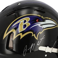 Rashod Bateman Baltimore Ravens Autographed Riddell Speed Authentic Helmet