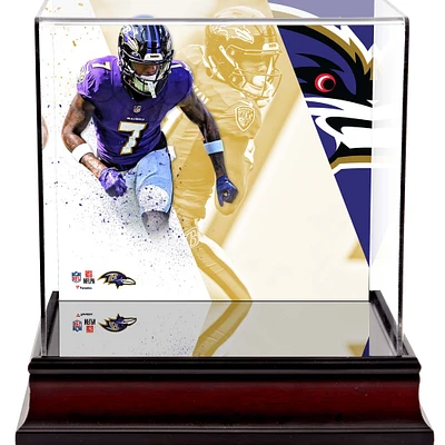 Rashod Bateman Baltimore Ravens Deluxe Mini Helmet Case