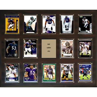 Fanatics Authentic Ray Lewis Baltimore Ravens Framed 15 x 17 Player Collage with A Piece of Game-Used Football