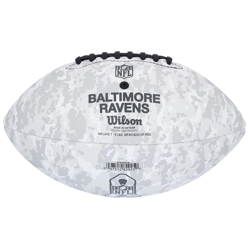 Ray Lewis Baltimore Ravens Autographed 2024 Salute To Service Wilson Football 