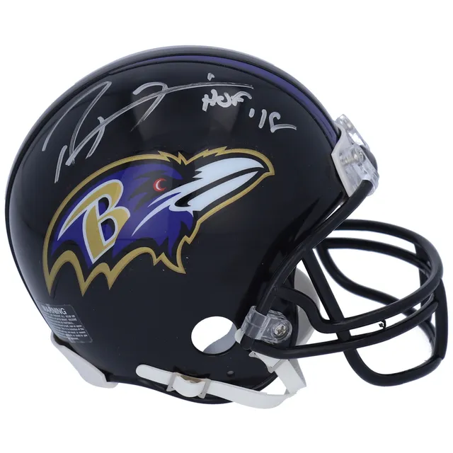 Lids Ray Lewis Baltimore Ravens Fanatics Authentic Autographed Riddell  Eclipse Alternate Speed Replica Helmet with HOF 18 Inscription