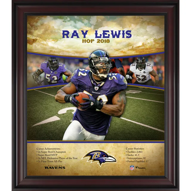 Lids Lamar Jackson Baltimore Ravens Fanatics Authentic Framed 15 x 17  Single Season Quarterback Rushing Yards Record Collage