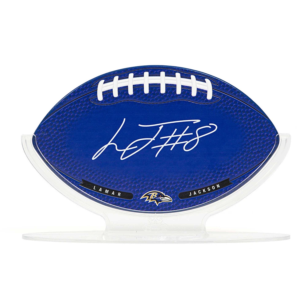 Signables Lamar Jackson Baltimore Ravens NFL 2024 Objet de collection