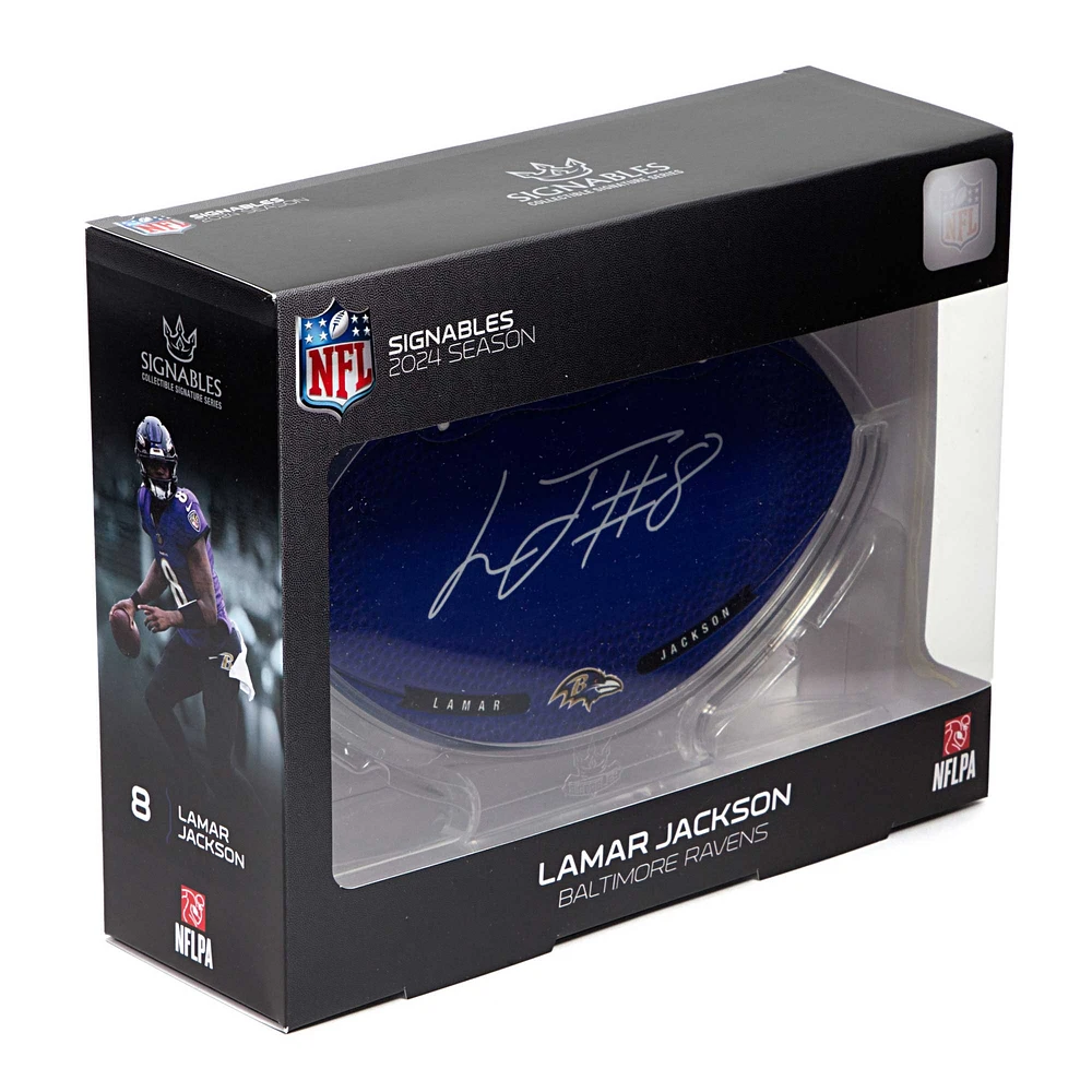 Signables Lamar Jackson Baltimore Ravens NFL 2024 Objet de collection