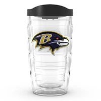 Tervis Ravens de Baltimore 10oz. Gobelet ondulé classique avec couvercle Emblem