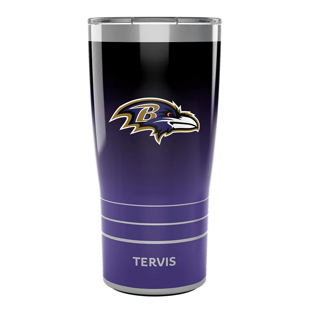 Corbeaux de Tervis Baltimore 20 oz. Gobelet en acier inoxydable Ombre