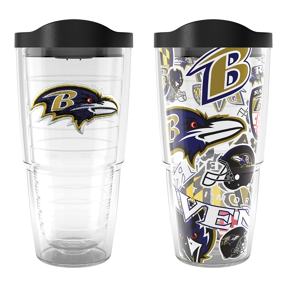 Tervis Baltimore Ravens NFL Lot de 2 allover et emblème