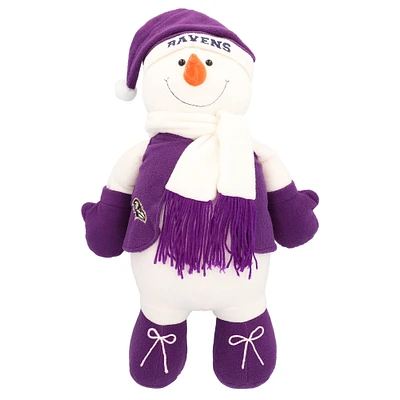 The Memory Company Baltimore Ravens Mascotte de bonhomme de neige givré 43,2 cm