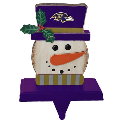 The Memory Company Baltimore Ravens Snowman Stocking Holders