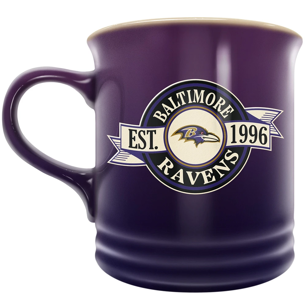 Le Sports Vault Baltimore Ravens 14 oz. Tasse en grès