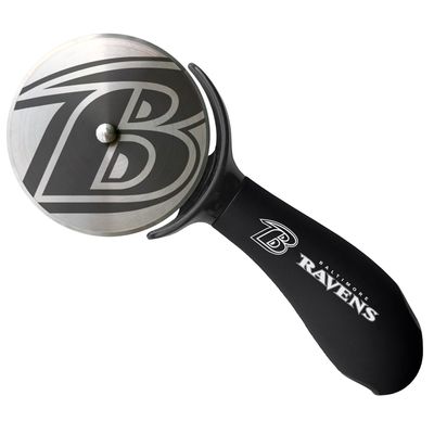 The Sports Vault Baltimore Ravens - Stainless Steel Pizza Cutter