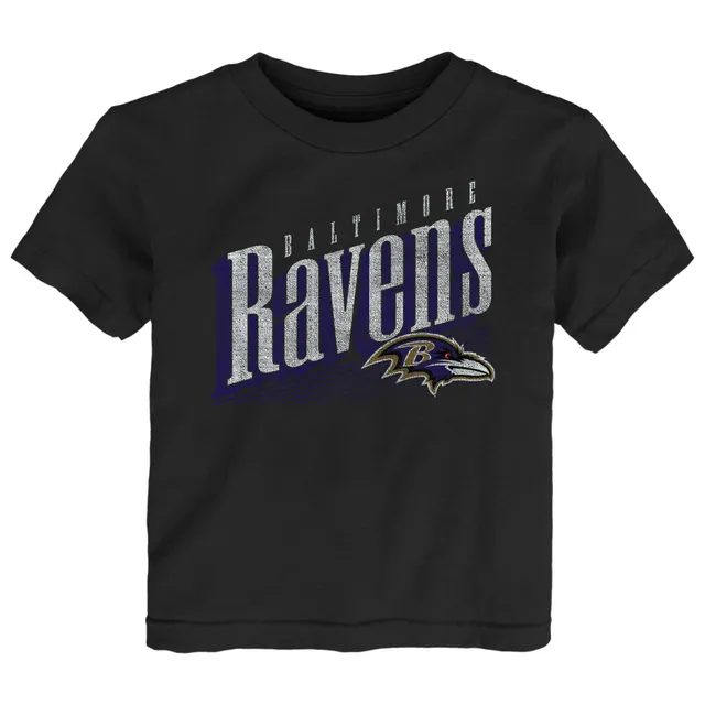 Lamar Jackson Baltimore Ravens Youth Mainliner Player Name & Number Long  Sleeve T-Shirt - Purple