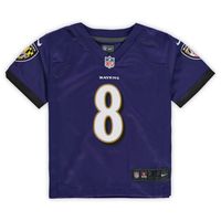 Infant Nike Lamar Jackson Purple Baltimore Ravens Game Jersey