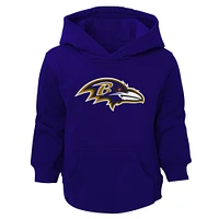 Sweat à capuche violet avec logo des Ravens de Baltimore pour tout-petit