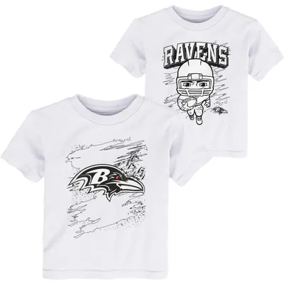 NFL Team Apparel Toddler Baltimore Ravens Hand Off Purple T-Shirt