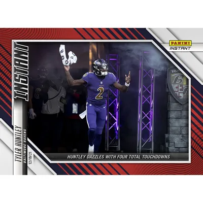 Tyler Huntley Baltimore Ravens Fanatics Exclusive Parallel Panini Instant NFL Week 15 Huntley Dazzles with 4 Total Touchdowns Single Trading Card - Limited Edition of 99