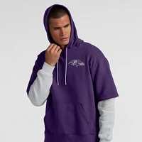 Unisex Fanatics  Purple Baltimore Ravens Sleek Elements Pullover Hoodie