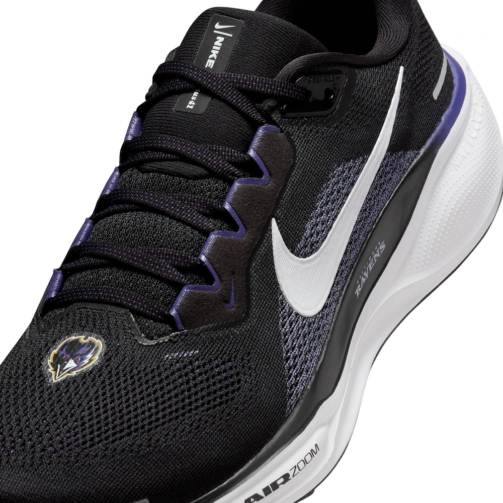 Chaussures de course unisexes Nike Zoom Pegasus 41 noires des Baltimore Ravens