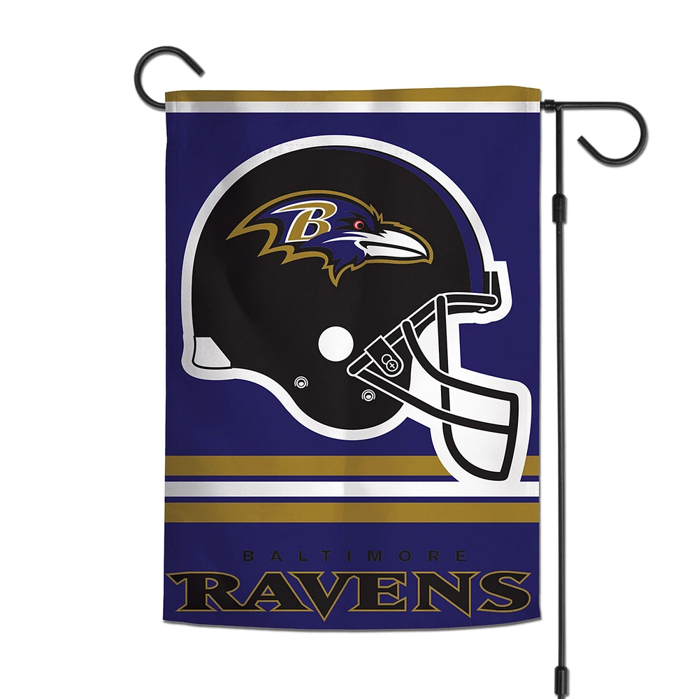 WinCraft Baltimore Ravens Drapeau de jardin double face 30,5 x 45,7 cm