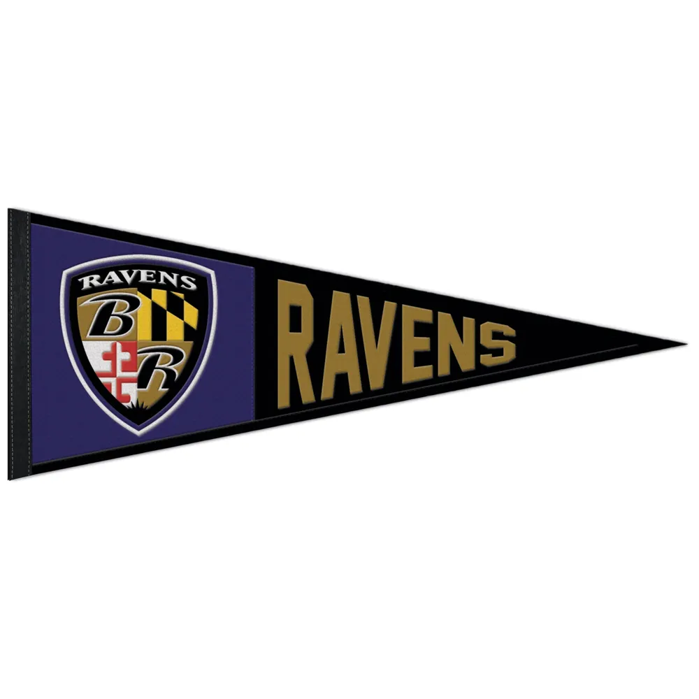 Lids Baltimore Ravens WinCraft 13' x 32' Retro Logo Pennant