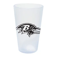 WinCraft Ravens de Baltimore 16oz. Verre à pinte en silicone Icicle