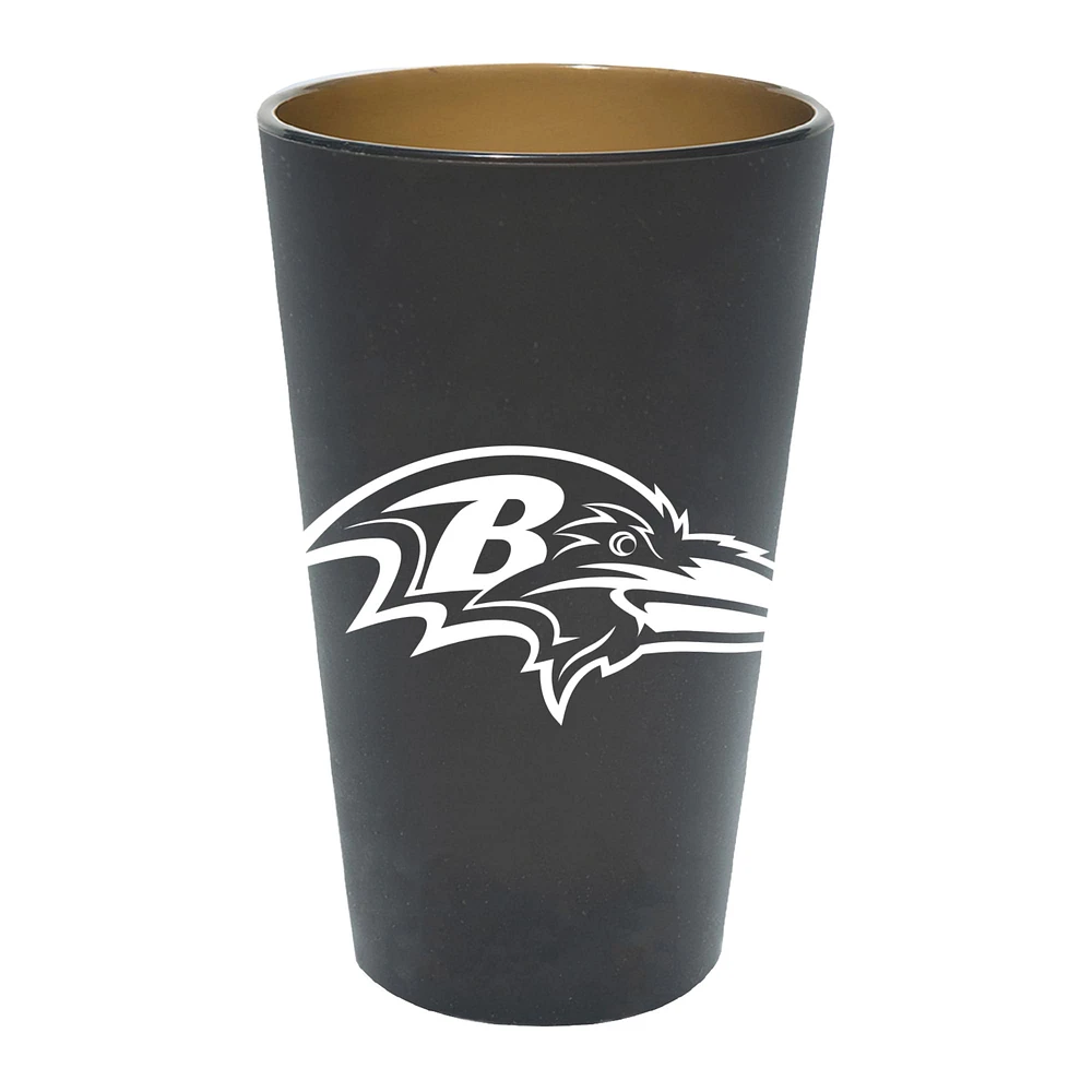 WinCraft Ravens de Baltimore 16oz. Verre à pinte en silicone couleur équipe