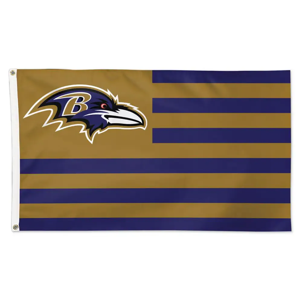 Baltimore Ravens Football Flag