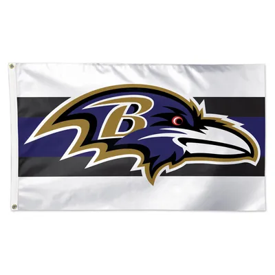 Baltimore Ravens WinCraft 3' x 5' Away Stripe 1-Sided Deluxe Flag