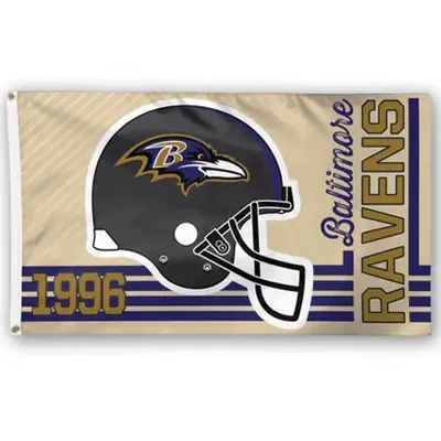 Baltimore Ravens WinCraft 3' x 5' Deluxe Single-Sided Flag