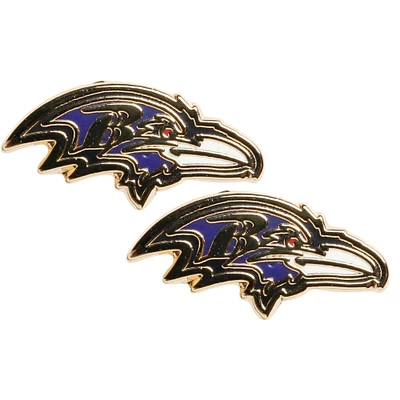 WinCraft Baltimore Ravens Post Earrings
