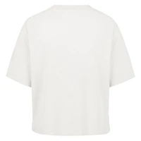 Women's '47  Natural Baltimore Ravens Florentina Montauk Cropped T-Shirt