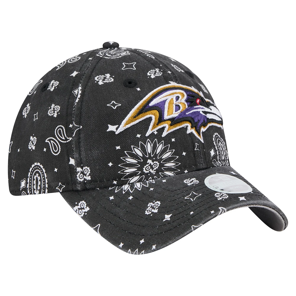NWE RAV PURPLE NFL WOMENS PAISLEY 9TWENTY HATLAD