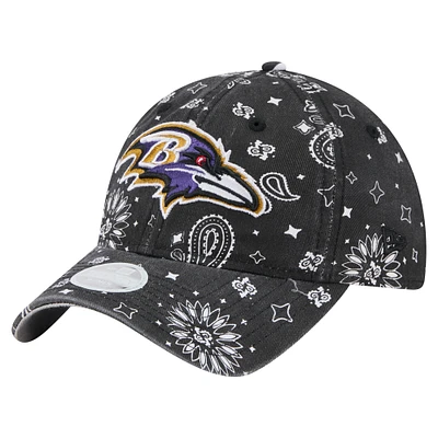 NWE RAV PURPLE NFL WOMENS PAISLEY 9TWENTY HATLAD