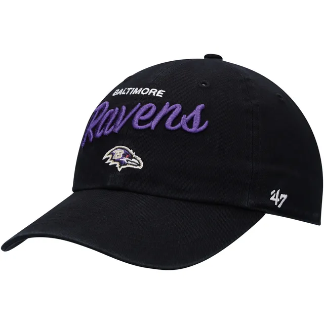 Lids Baltimore Ravens '47 Women's Finley Clean Up Adjustable Hat - Black