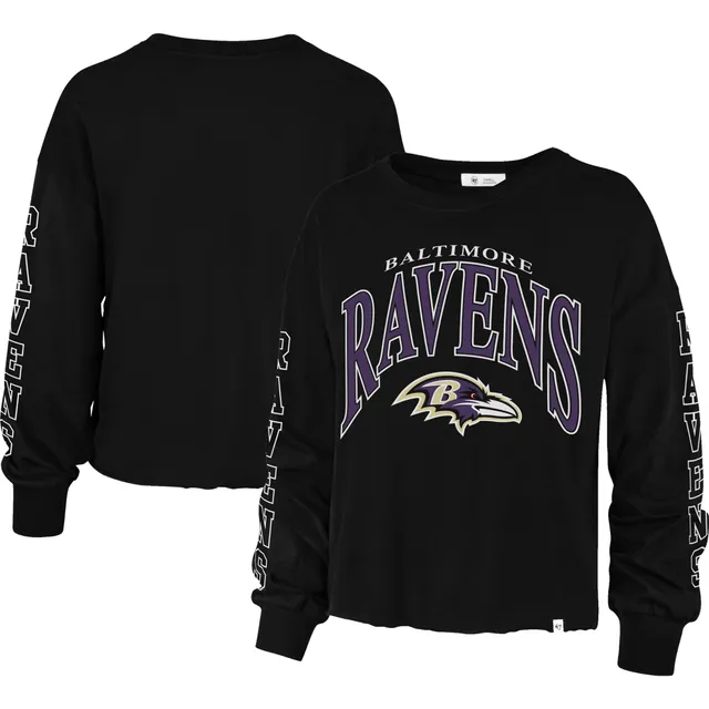 Lids Baltimore Ravens Pro Standard Women's Cropped Boxy T-Shirt