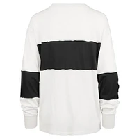 Women's '47 Cream Baltimore Ravens Clubhouse Pride Taylor Long Sleeve T-Shirt