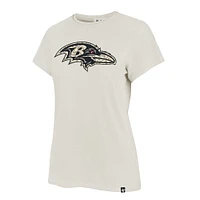 T-shirt Panthera Frankie des Ravens de Baltimore '47 crème pour femmes