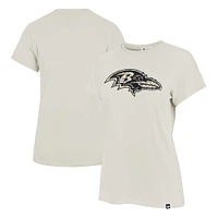 Women's '47 Cream Baltimore Ravens Panthera Frankie T-Shirt