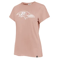 Women's '47  Light Pink Baltimore Ravens Premier Frankie T-Shirt