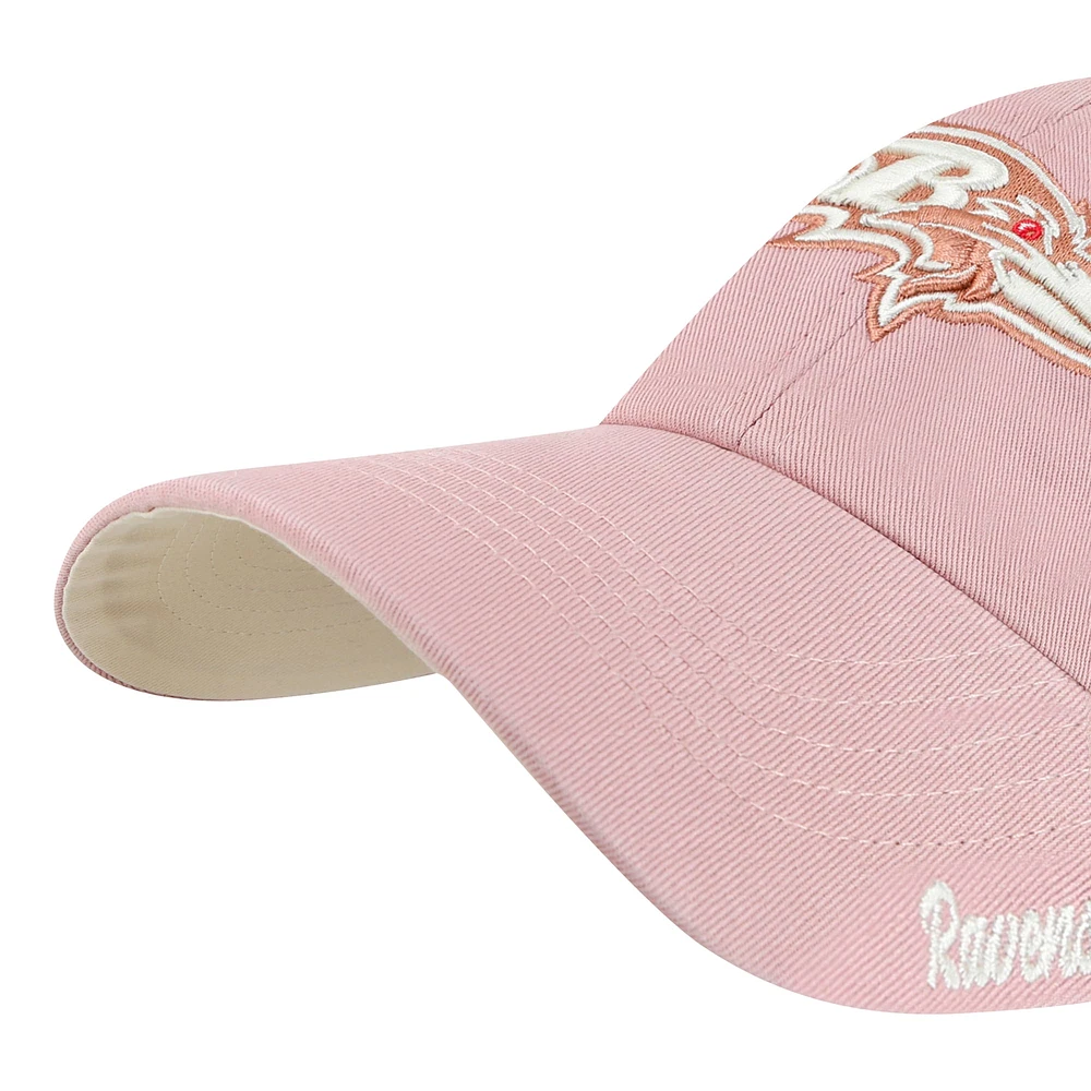 Casquette ajustable Dusty Rose Clean Up pour femme '47 Baltimore Ravens Ballpark Cheer