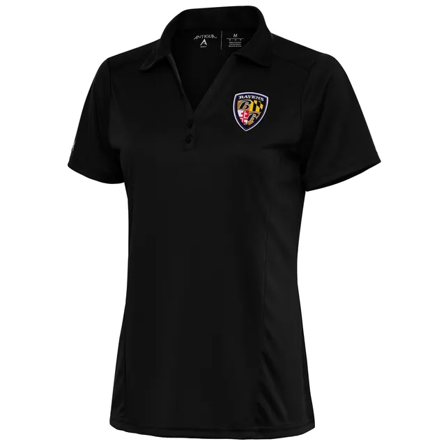 Baltimore Ravens Antigua Affluent Polo - White