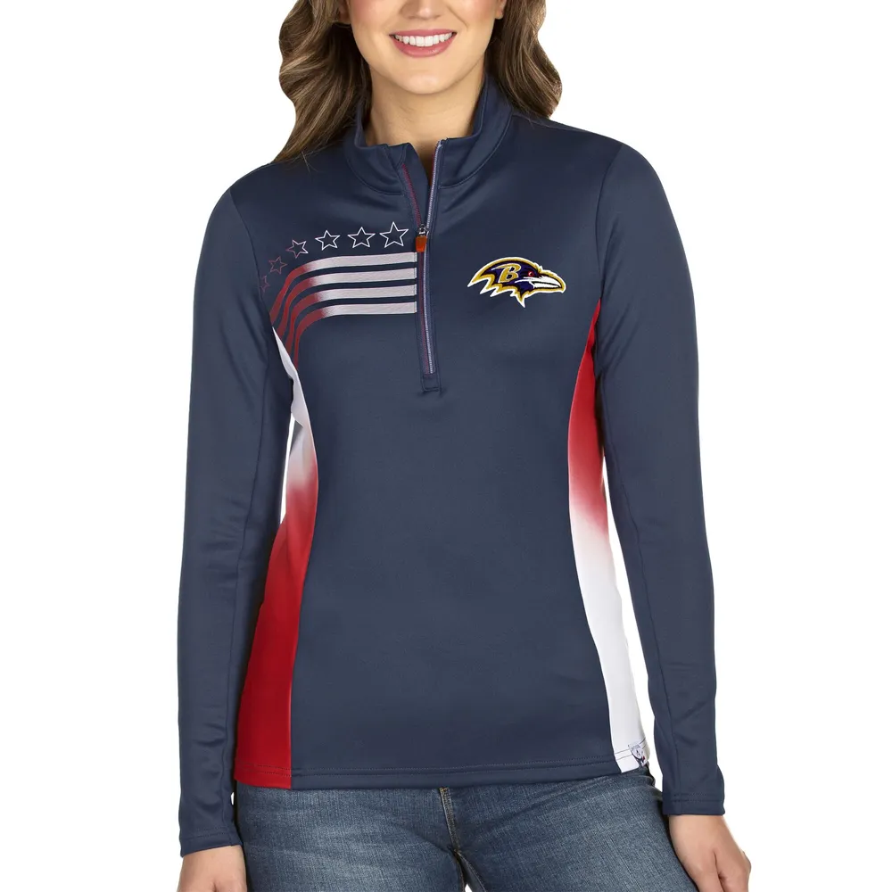 Lids Baltimore Ravens Antigua Women's Epic Quarter-Zip Top