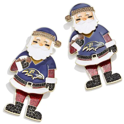 Baltimore Ravens BaubleBar Women's Santa Claus Earrings