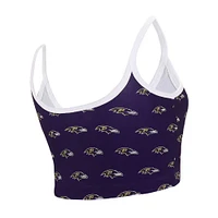 Women's Concepts Sport Purple Baltimore Ravens Gauge Lounge Bralette