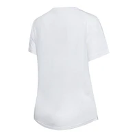 Ensemble haut à manches courtes et leggings Concepts Sport blanc/anthracite des Baltimore Ravens Sonata pour femme