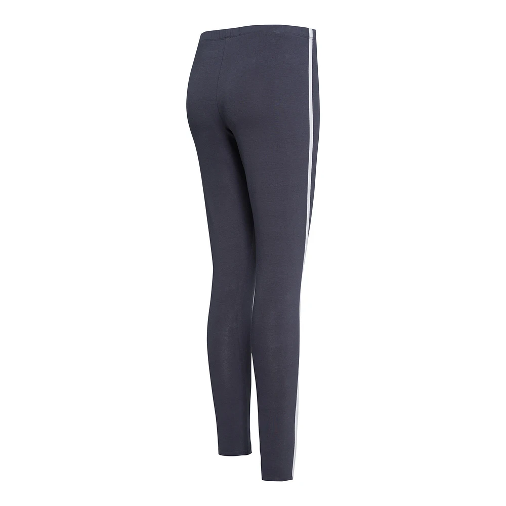 Ensemble haut à manches courtes et leggings Concepts Sport blanc/anthracite des Baltimore Ravens Sonata pour femme